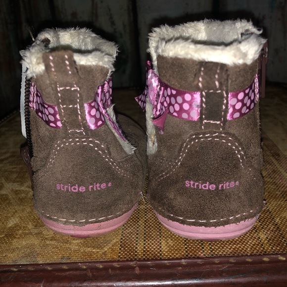 Stride Rite Shoes Adorable Stride Rite Baby Girl Brown Boots 45w